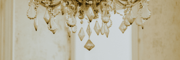 Quiet Luxury Crystal Chandelier Detail